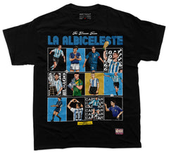 Argentina La Albiceleste Football Legends Soccer Dream Team Series T-Shirt
