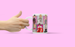 Barbie Iconic Moments 11oz Mug Set - 24 Vintage & Modern Designs