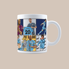 Man City Dream Team Legends 3D Doodle Art - 11oz Mug