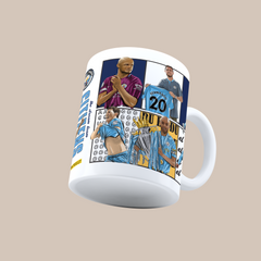 Man City Dream Team Legends 3D Doodle Art - 11oz Mug