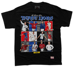 England Three Lions Football Legends Soccer Dream Team Series T-Shirt