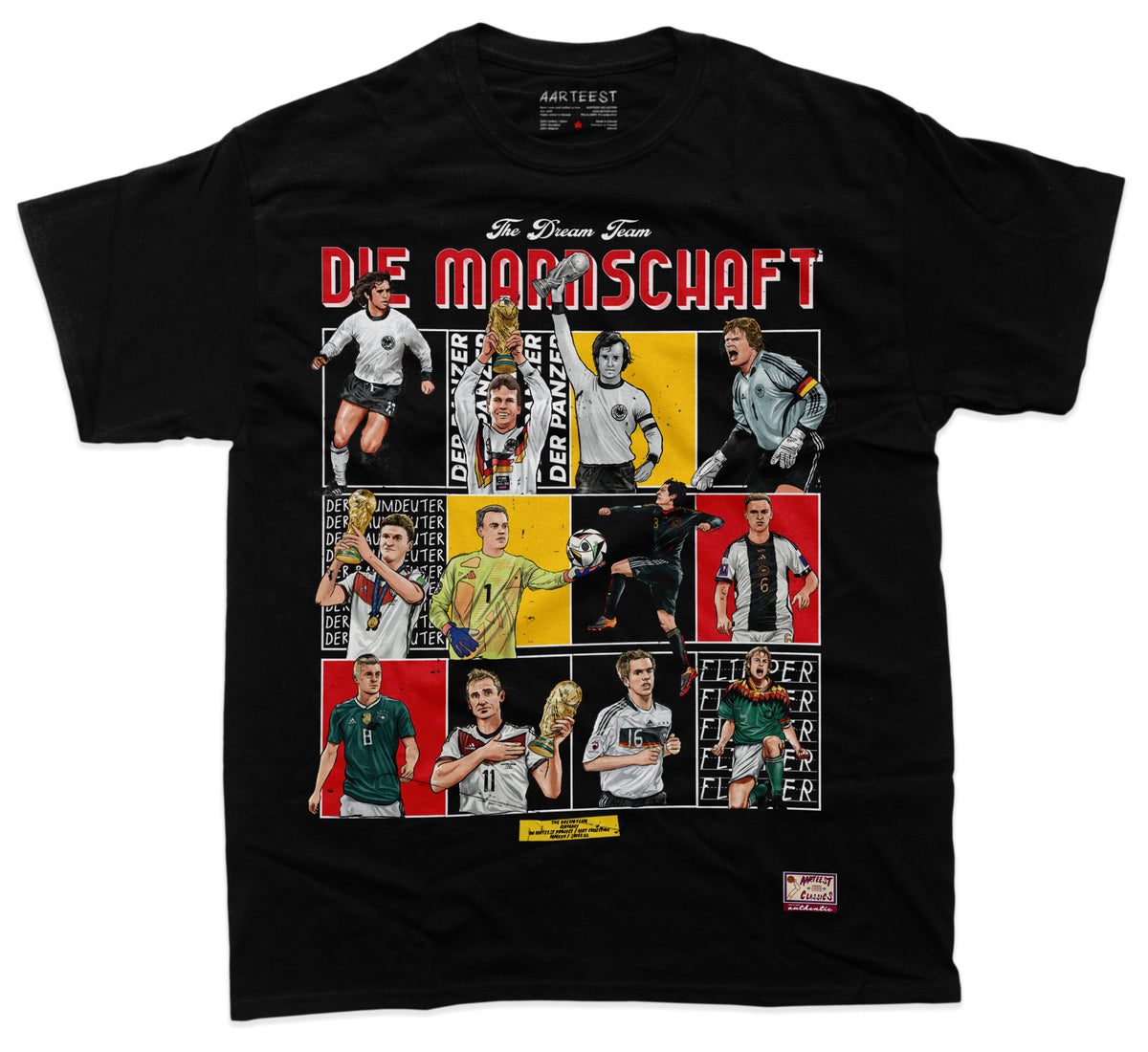 Germany Die Mannschaft Football Legends Soccer Dream Team Series T-Shirt