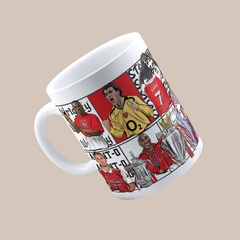 Arsenal Dream Team Legends 3D Doodle Art - 11oz Mug