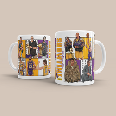 LA Lakers Dream Team Legends 3D Doodle Art - 11oz Ceramic Mug