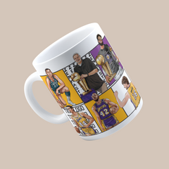 LA Lakers Dream Team Legends 3D Doodle Art - 11oz Ceramic Mug