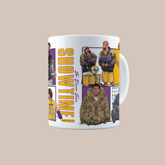 LA Lakers Dream Team Legends 3D Doodle Art - 11oz Ceramic Mug