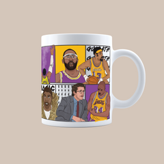 LA Lakers Dream Team Legends 3D Doodle Art - 11oz Mug