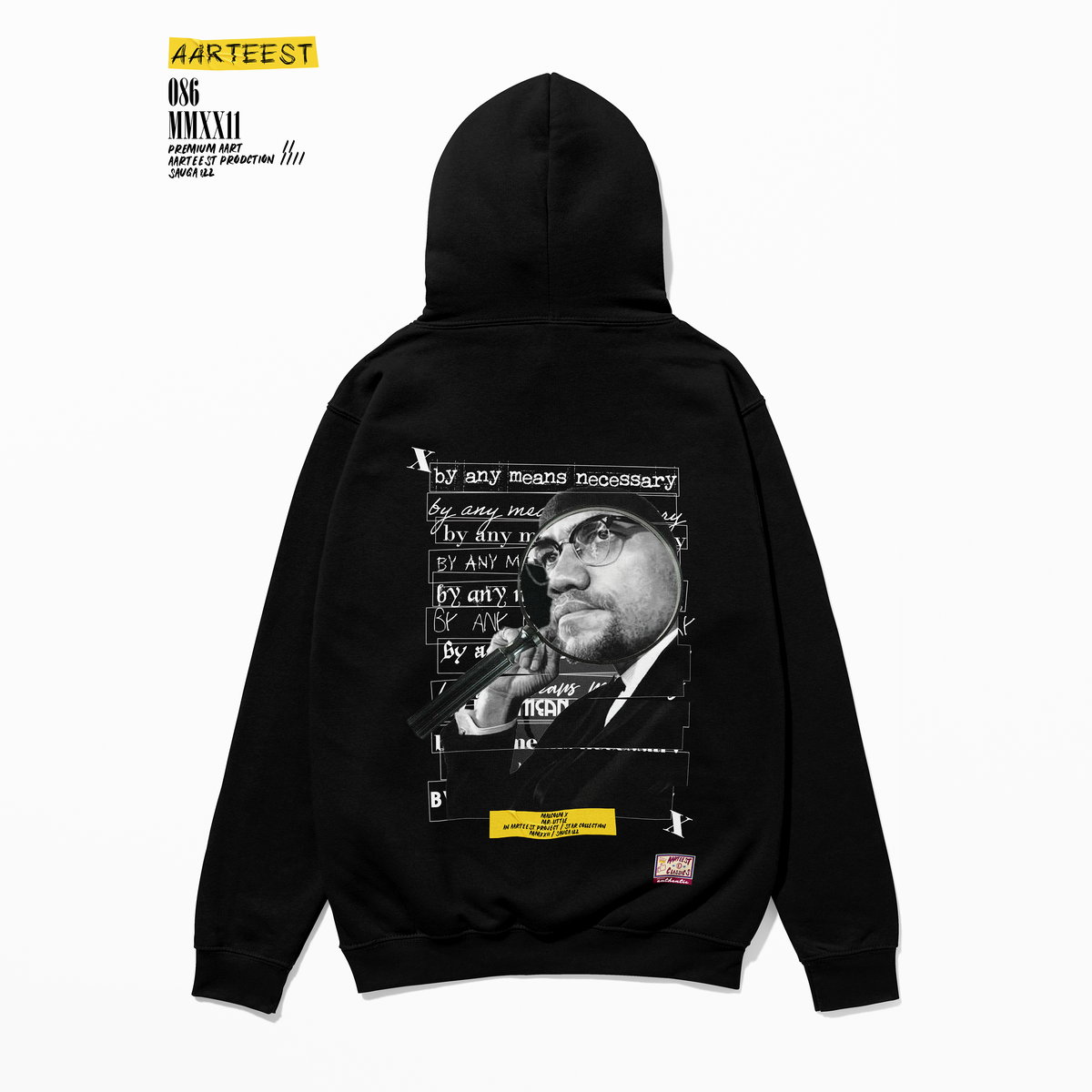 Malcolm X 'By Any Means Necessary' Hoodie