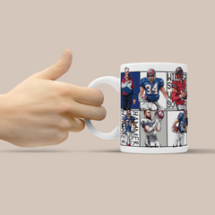 Buffalo Bills Dream Team NFL 3D Doodle Art - 11oz Ceramic Mug
