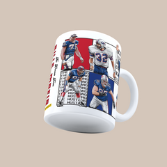 Buffalo Bills Dream Team NFL 3D Doodle Art - 11oz Ceramic Mug