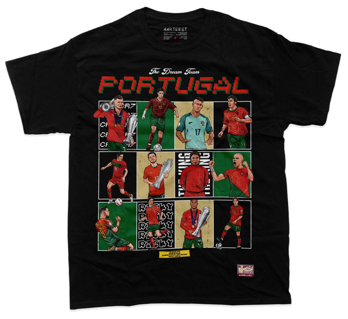 Portugal Football Legends Soccer Dream Team Series T-Shirt