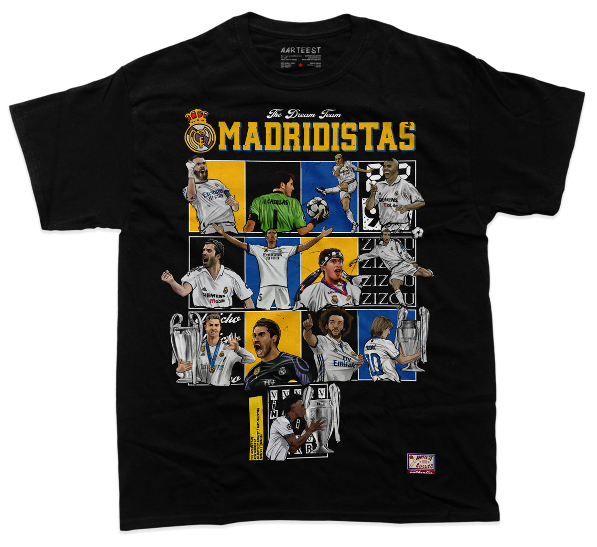 Real Madrid FC Galáctico Dream Team T-Shirt