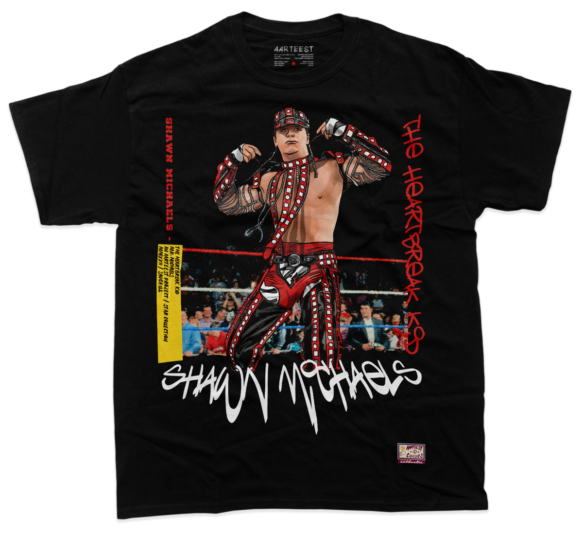 Shawn Michaels The Heartbreak Kid WWE Icon Tribute T-Shirt