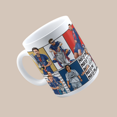 Paris Saint-Germain PSG Dream Team 3D Doodle Art - 11oz Ceramic Mug